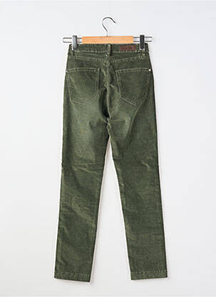 Pantalon slim stretch taille normale vert DENIM STUDIO femme