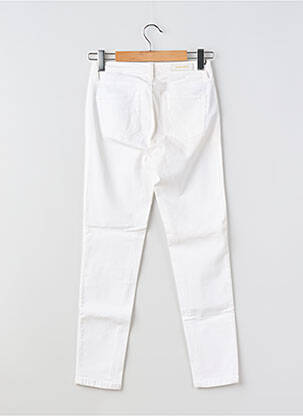 Pantalon slim stretch taille normale blanc DENIM STUDIO femme