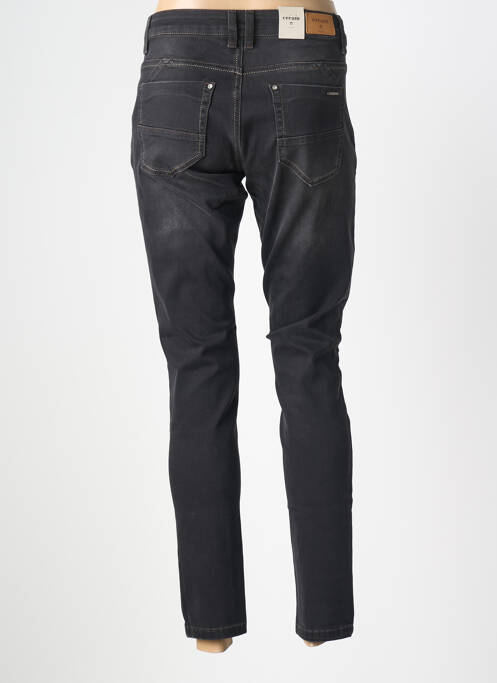 Jeans coupe slim stretch taille normale noir CREAM femme