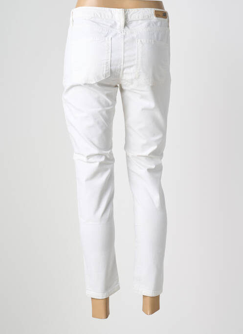 Pantalon 7/8 stretch taille normale blanc DENIM STUDIO femme