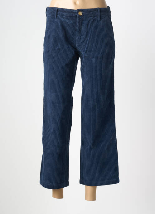 Pantalon 7/8 stretch taille normale bleu HAPPY femme