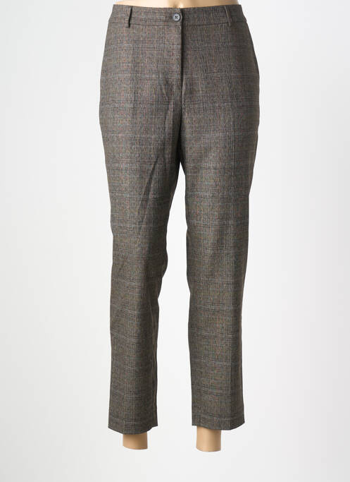 Pantalon 7/8 stretch taille normale gris HANA SAN femme