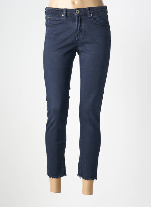 Pantalon 7/8 stretch taille normale bleu DENIM STUDIO femme