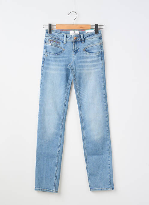 Jeans coupe slim stretch taille normale bleu FREEMAN T.PORTER femme