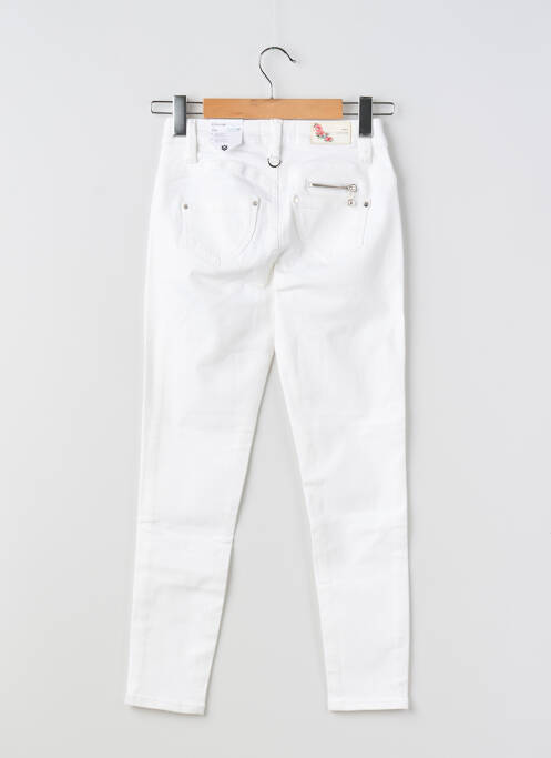 Pantalon slim stretch taille normale blanc FREEMAN T.PORTER femme