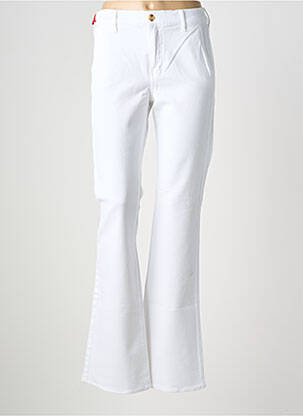 Jeans bootcut taille normale taille normale blanc HAPPY femme