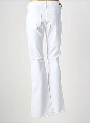 Jeans bootcut taille normale taille normale blanc HAPPY femme
