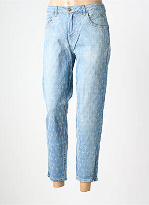 Jeans coupe slim stretch taille normale bleu CREAM femme