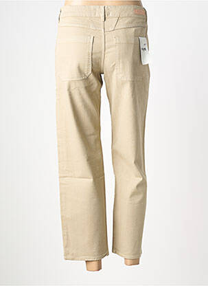 Jeans coupe droite stretch taille normale beige FIVE femme