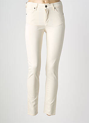Jeans skinny taille normale taille normale beige FIVE femme