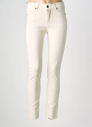 Jeans skinny taille normale taille normale beige FIVE femme