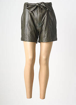 Short taille à pinces taille normale vert LA PETITE ETOILE femme