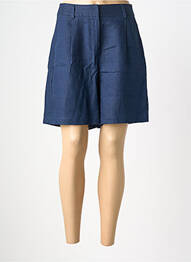 Short taille à pinces taille haute bleu ESTHEME femme
