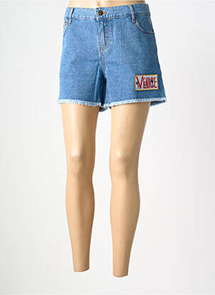Short tissage denim taille normale bleu FIVE femme