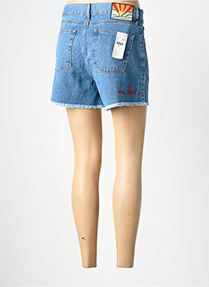 Short tissage denim taille normale bleu FIVE femme