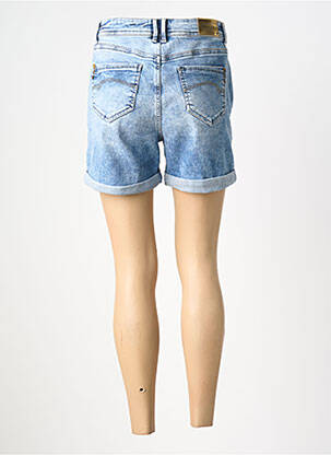 Short tissage denim taille haute bleu FREEMAN T.PORTER femme