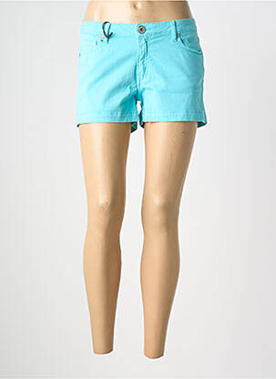 Short tissage denim taille basse bleu DENIM STUDIO femme