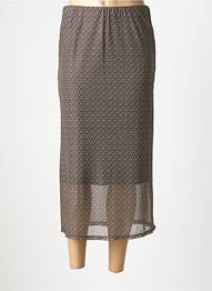 Jupe longue doublure marron YERSE femme