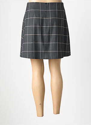 Jupe courte taille à pinces gris KOCCA femme