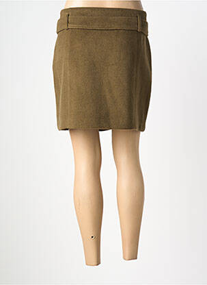 Jupe courte coupe droite vert AMERICAN VINTAGE femme