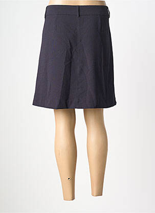 Jupe courte taille à pinces bleu HARTFORD femme