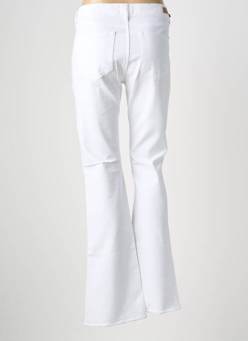 Jeans bootcut taille normale taille normale blanc HAPPY femme