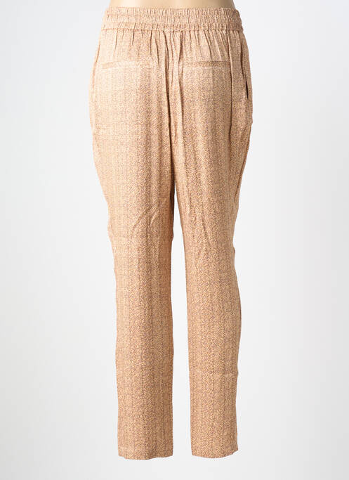 Pantalon slim taille élastique taille normale beige YAYA femme