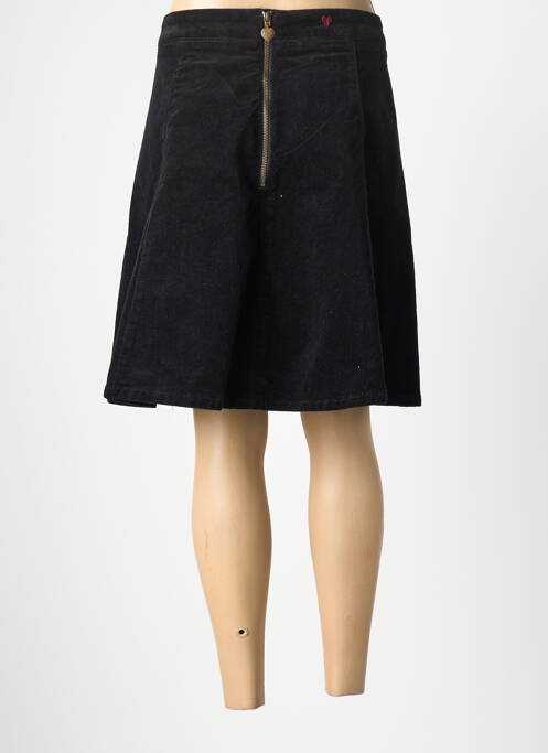 Jupe mi-longue taille à pinces noir FABIENNE CHAPOT femme