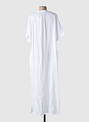 Robe longue manches courtes manches courtes blanc HARTFORD femme