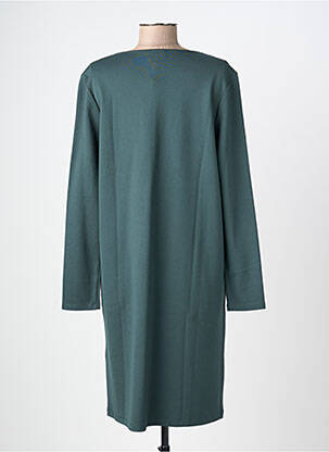 Robe mi-longue manches longues manches longues vert ZILCH femme