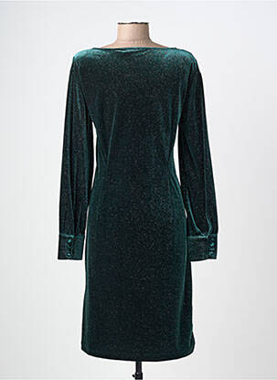 Robe mi-longue manches longues manches longues vert CREAM femme