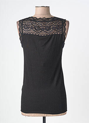 Débardeur stretch sans manche noir CREAM femme