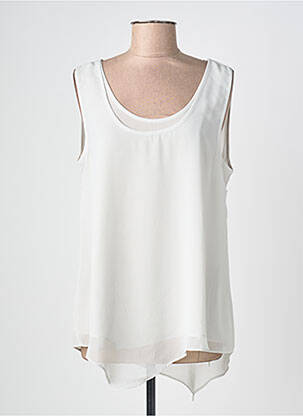 Top sans manche sans manche vert YAYA femme