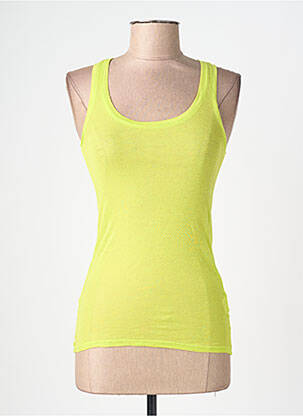 Débardeur coupe cintrée sans manche vert AMERICAN VINTAGE femme