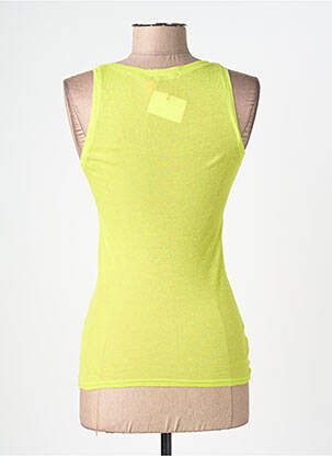 Débardeur coupe cintrée sans manche vert AMERICAN VINTAGE femme