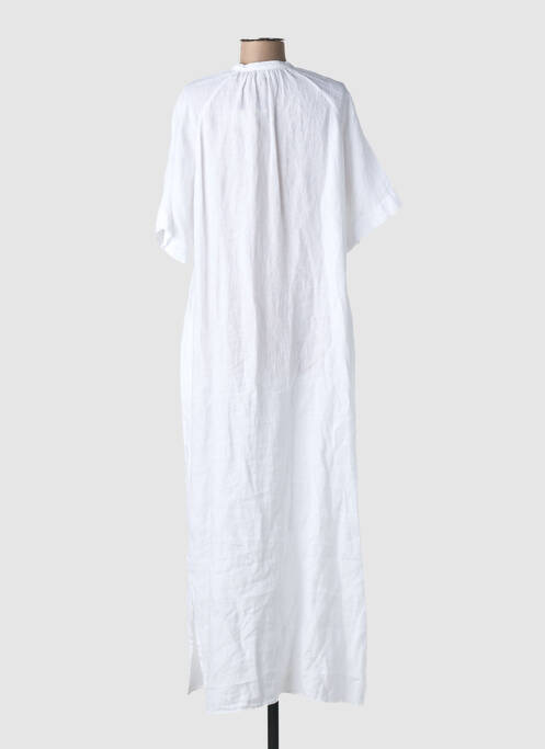 Robe longue manches courtes manches courtes blanc HARTFORD femme