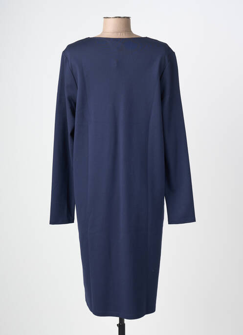 Robe mi-longue manches longues manches longues bleu ZILCH femme