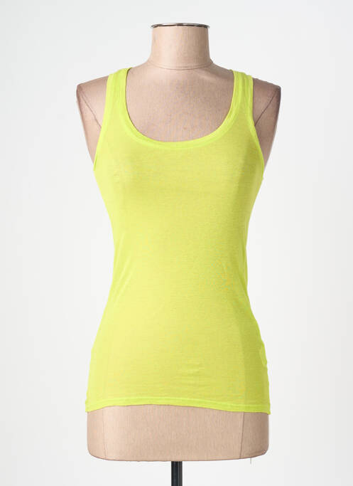 Débardeur coupe cintrée sans manche vert AMERICAN VINTAGE femme