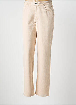 Jeans coupe slim tissage brut taille normale beige PEPE JEANS femme