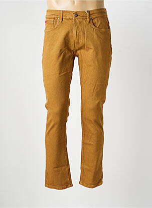 Jeans coupe slim tissage brut taille normale marron LEE COOPER homme