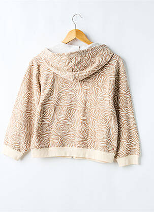 Veste casual col rond beige ROXY GIRL fille