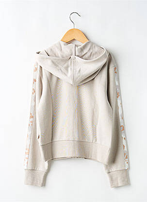 Veste casual col rond beige ADIDAS fille