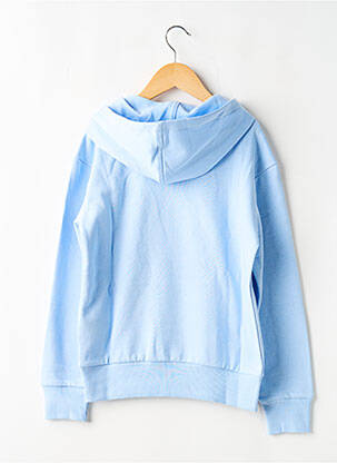 Sweat-shirt à capuche poches manches longues bleu ADIDAS garçon