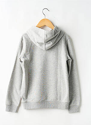Sweat-shirt à capuche tissage chiné manches longues gris LEVI'S garçon