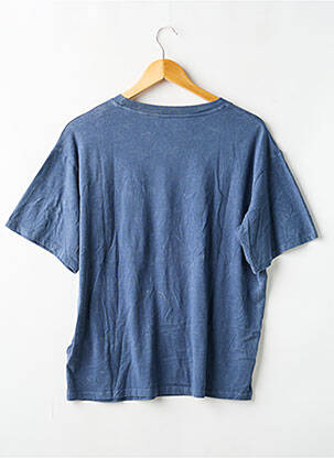 T-shirt stretch manches courtes bleu ROXY GIRL fille
