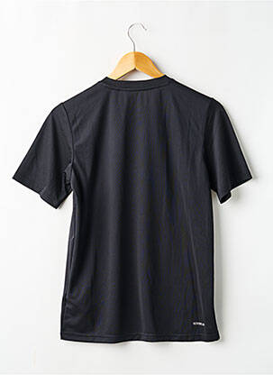 T-shirt stretch manches courtes noir ADIDAS garçon