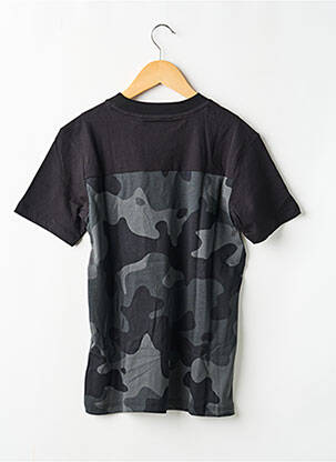 T-shirt stretch manches courtes noir ADIDAS garçon