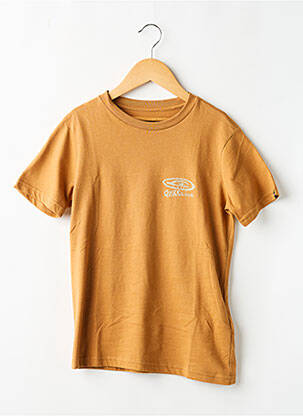 T-shirt stretch manches courtes jaune QUIKSILVER garçon