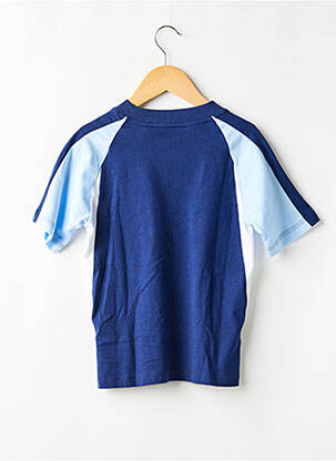 T-shirt stretch manches courtes bleu ADIDAS garçon