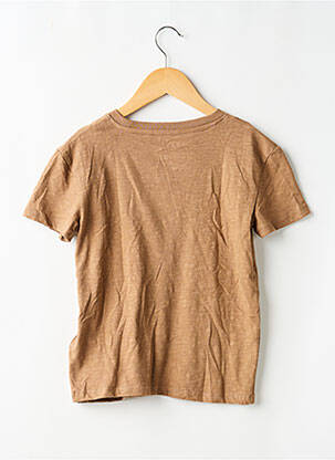 T-shirt stretch manches courtes marron ROXY GIRL fille